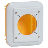 Photo Boite encastrement P17 pour maonnerie IP55 pour 1 prise 16A ou 32A ou domestique rfrence 057671 | Ref : 057722