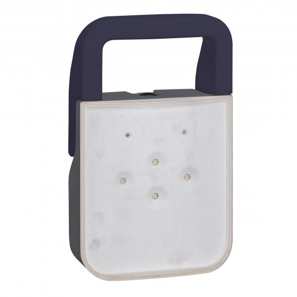 Photo Lampe BAPI à LEDs 100 lumens IP55 IK08 consommation 1,8W avec batteries Ni - Cd et alimentation 230 | Ref : 060894