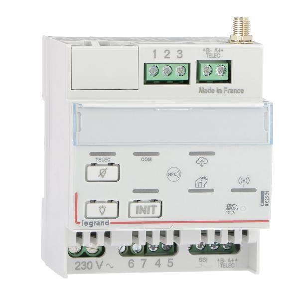 Photo Tlcommande modulaire multifonctions connecte non polarise radio pour bloc d'clairage et alarme  | Ref : 062521