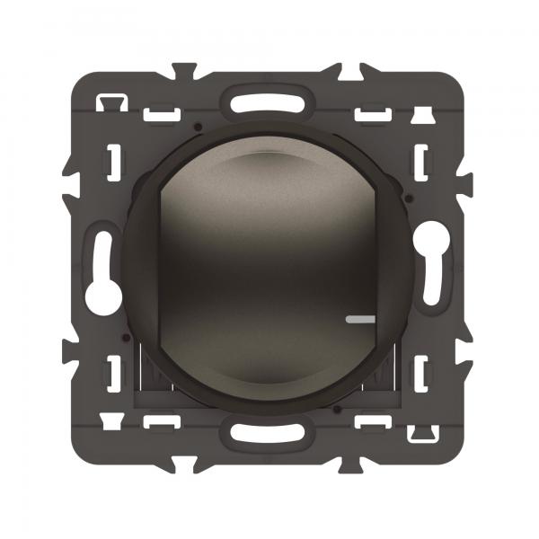 Photo Cde sans fils pour clairage/prise Cliane with Netatmo sans plaque graphite | Ref : 064893A