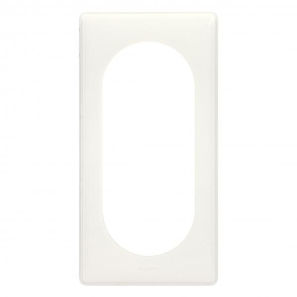 Photo Plaque Cliane Laqu 4  5 modules  -  finition Blanc | Ref : 066635