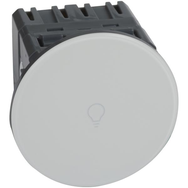 Photo Interrupteur ou va-et-vient Cliane Surface tactile avec neutre 1000 W - blanc | Ref : 067017