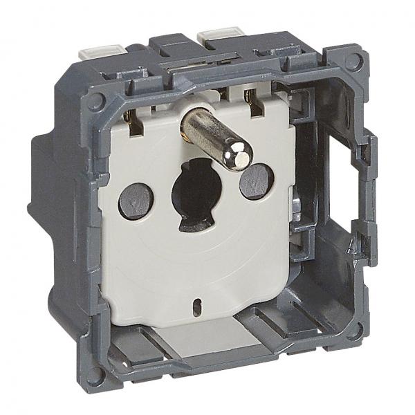Photo Prise de courant standard Franais Cliane 16A 250V 2P+T bornes automatiques | Ref : 067111