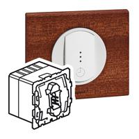 Photo Interrupteur avec ventilation retarde Cliane 250W 250VA | Ref : 067423