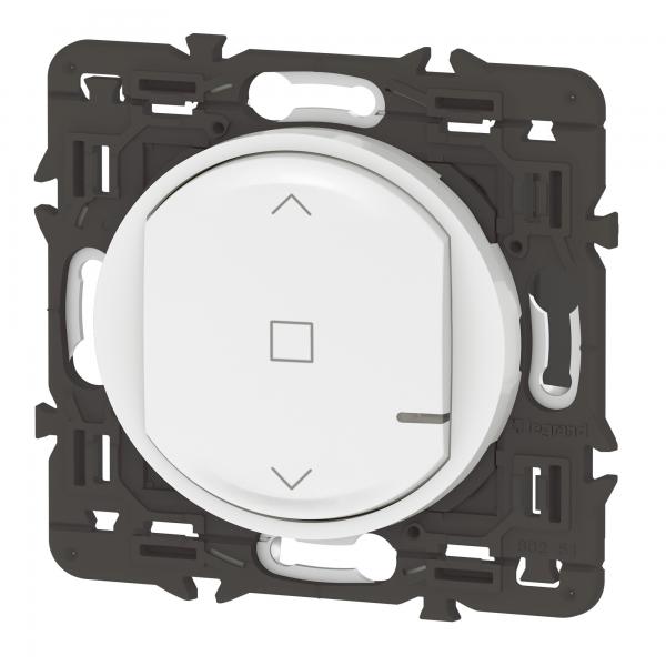 Photo Interrupteur pour volet roulant connecté Céliane with Netatmo sans plaque blanc | Ref : 067726A