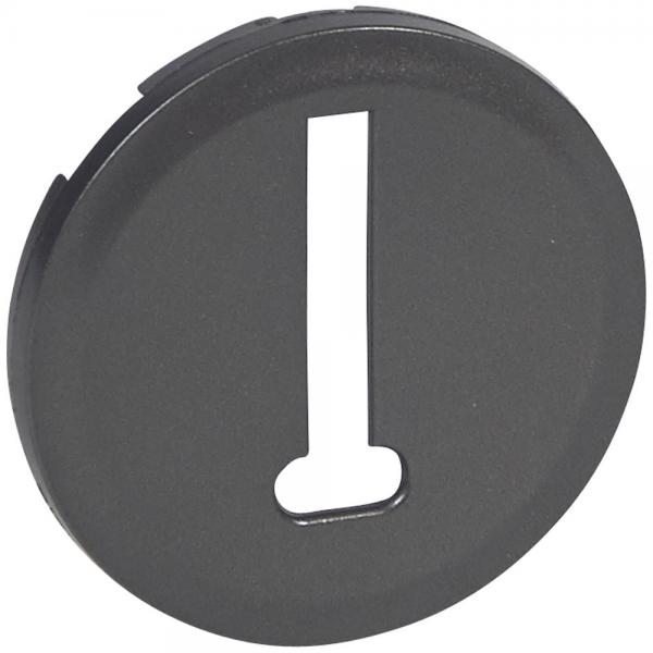 Photo Enjoliveur Cliane pour prise tlphone 8 contacts  -  finition graphite | Ref : 067938