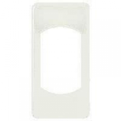 Photo Plaque Cliane Laqu 1 module  -  finition Blanc | Ref : 068630