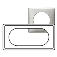 Photo Plaque Cliane Mtal 4  5 modules  -  finition Alu Snake | Ref : 068725