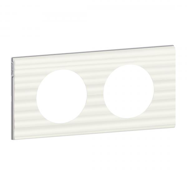 Photo Plaque Cliane Matires 2 postes  -  finition Corian Cannel | Ref : 069012
