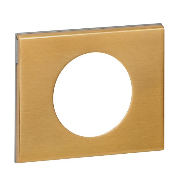 Photo Plaque Cliane Matires 1 poste  -  finition Bronze Dor | Ref : 069131
