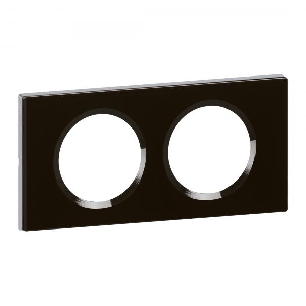 Photo Plaque Cliane Matires 2 postes  -  finition Verre Piano | Ref : 069302