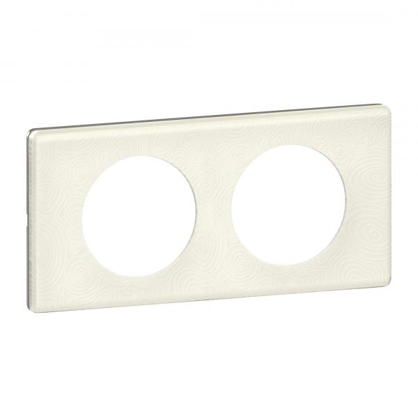 Photo Plaque Cliane Matires 2 postes  -  finition Songe ( porcelaine ) | Ref : 069352