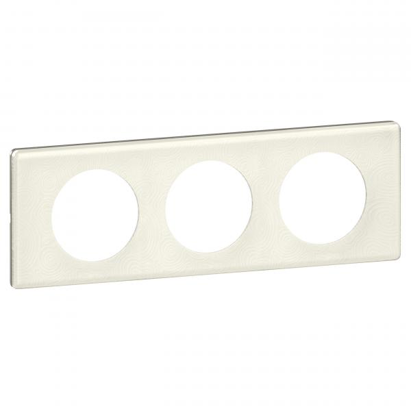Photo Plaque Cliane Matires 3 postes  -  finition Songe ( porcelaine ) | Ref : 069353