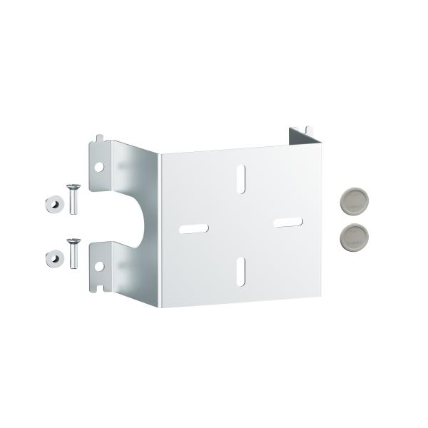 Photo Rehausse Plexo 1 poste inox pour fixation sur panneau sandwich | Ref : 069492L