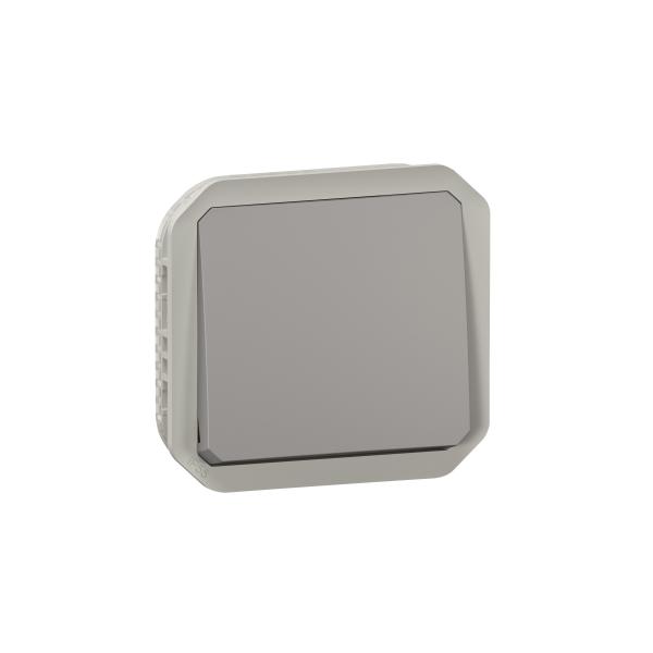 Photo Poussoir NO-NF Plexo composable - Finition gris | Ref : 069541L