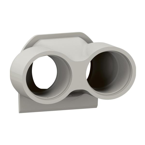 Photo Embout presse-toupe Plexo 2 entres PG16 gris | Ref : 069650L