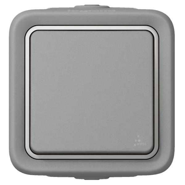 Photo Interrupteur ou va-et-vient �tanche Plexo complet IP55 saillie 10AX 250V | Ref : 069711