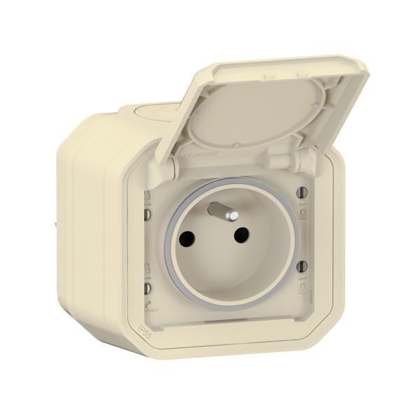 Legrand Plexo Prise de courant Etanche 2P+T IP55 saillie Réf: 069731