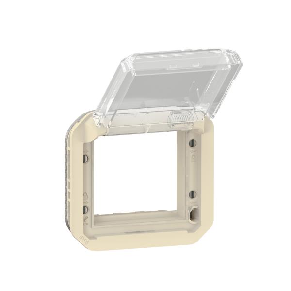 Photo Adaptateur Plexo  volet transparent pour Mosaic - composable sable | Ref : 069838L