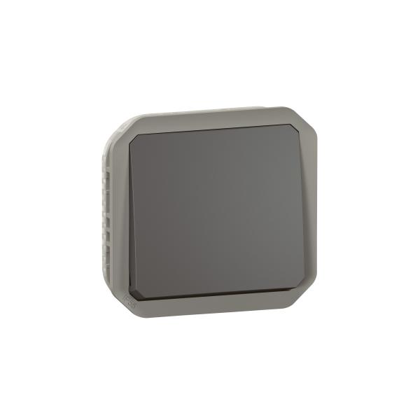 Photo Poussoir NO-NF Plexo composable anthracite | Ref : 069841L