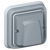 Photo Sortie de cbles tanche avec bornier Plexo complet IP55 encastr - gris | Ref : 069849