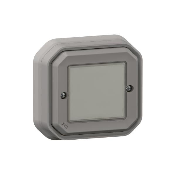 Photo Commande Self-e pour éclairage et prise Plexo with Netatmo complet gris | Ref : 069874L