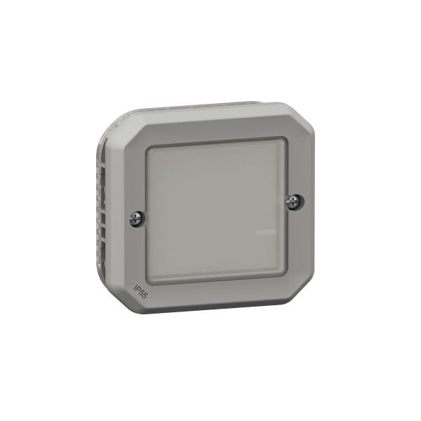 Photo Interrupteur connect sans Neutre Plexo with Netatmo composable gris | Ref : 069875L