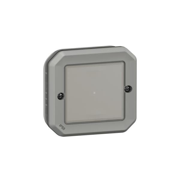 Photo Interrupteur connect avec Neutre Plexo with Netatmo composable gris | Ref : 069876L
