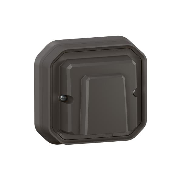 Photo Sortie de cble 16A Plexo complet encastr anthracite | Ref : 069878L