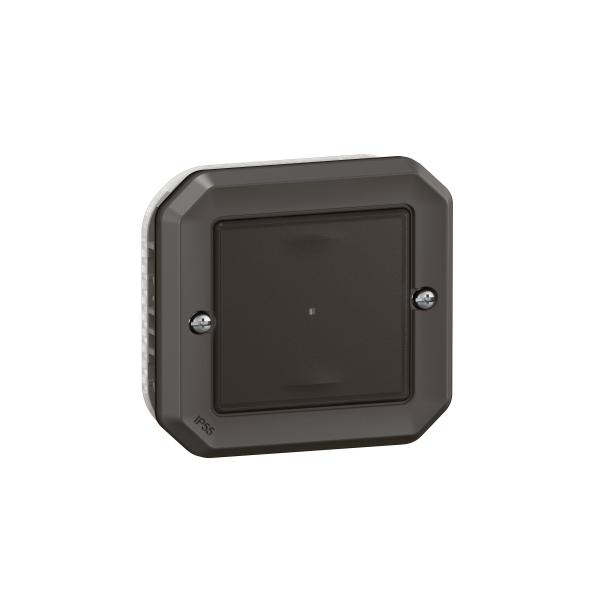 Photo Interrupteur connecté avec Neutre Plexo with Netatmo composable anthracite | Ref : 069896L