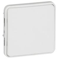 Photo Interrupteur/va-et-vient Plexo compo IP55 10AX 250V - blanc Artic antimicrobien | Ref : 070711