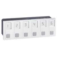 Photo Bloc d'appel 6 directions Mosaic 6 modules avec alimentation incorpore 127V~ ou 230V~ 50Hz ou 60Hz | Ref : 076655