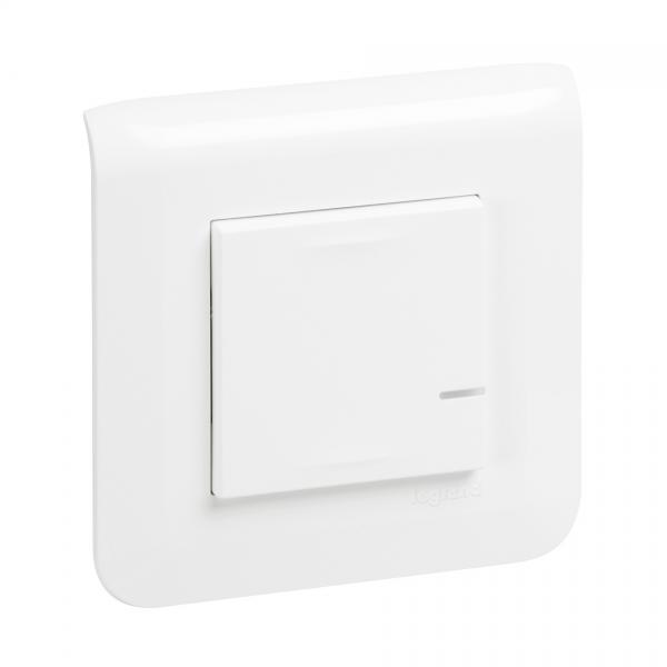 Photo Commande sans fil pour éclairage ou prise connectée ou micromodule new Mosaic with Netatmo - blanc | Ref : 077723L