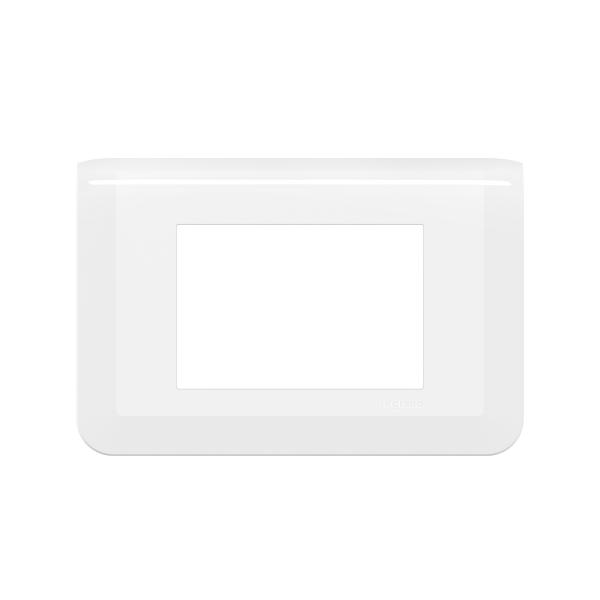 Photo Plaque de finition Mosaic pour 3 modules blanc | Ref : 078803L