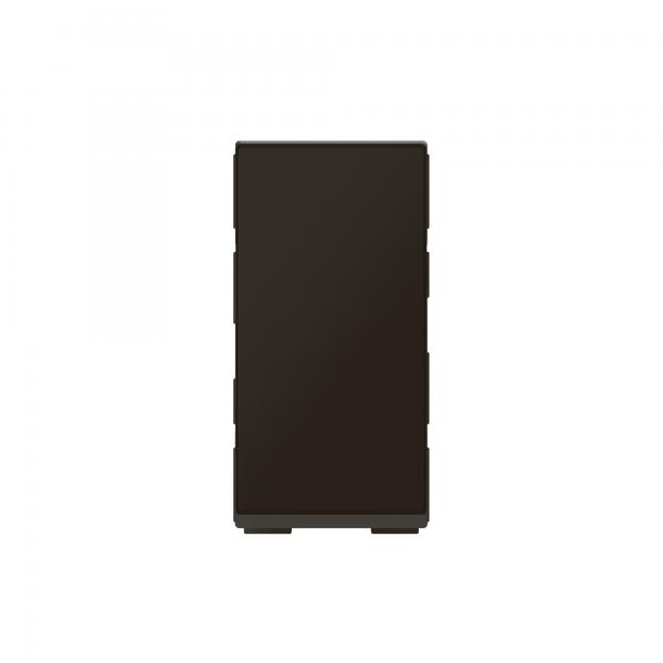 Photo Interrupteur ou va-et-vient 10AX 250V~ Mosaic Easy-Led 1 module � noir mat | Ref : 079101L