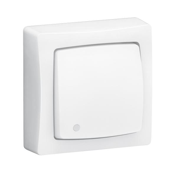 Photo Transformeur simple lumineux Appareillage Saillie complet blanc | Ref : 086017L
