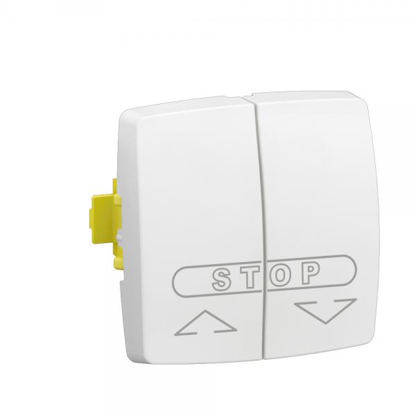Photo Poussoir pour volets roulants Appareillage saillie composable - blanc | Ref : 086110L