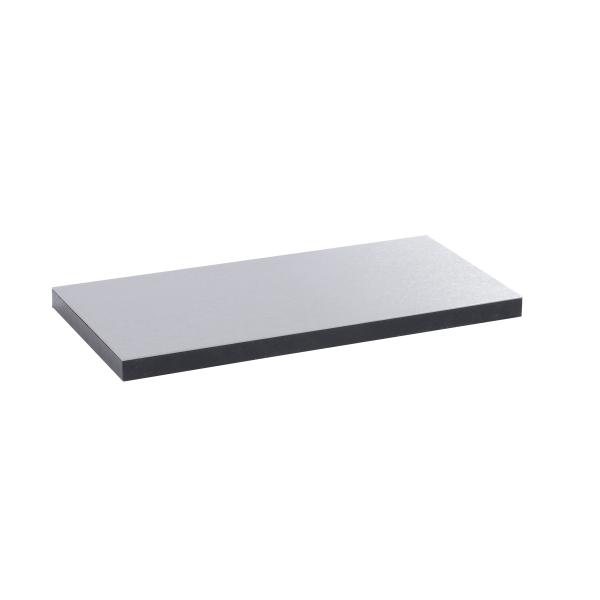 Photo Plaque de finition pour couvercle mtal finition inox pour boite de sol version standard 8 modules o | Ref : 088045