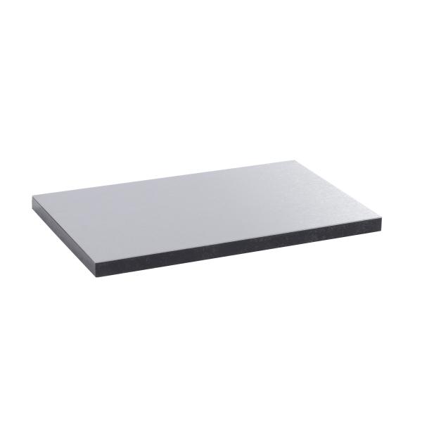 Photo Plaque de finition inox pour boite de sol version affleurante 12 modules ou 18 modules | Ref : 088146