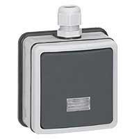 Photo Interrupteur/va-et-vient bipolaire  voyant Plexo IP66 complet 10A 250V~ - gris | Ref : 090464