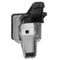 Photo Prise RJ45 tanche catgorie6 FTP Plexo IP66 complet - gris | Ref : 090467