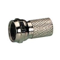 Photo Fiche m�le t�l�vision coaxiale x5 - type \"F\" | Ref : 091021