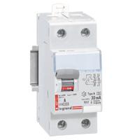 Photo Interrupteur diff�rentiel DX�-ID 2P type A 30mA arriv�e haut/d�part bas 63A | Ref : 092837