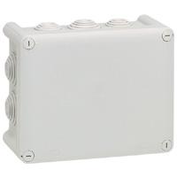 Photo Bote de drivation rectangulaire - 180x140x86 mm - fermeture 1/4 de tour - gris | Ref : 094525