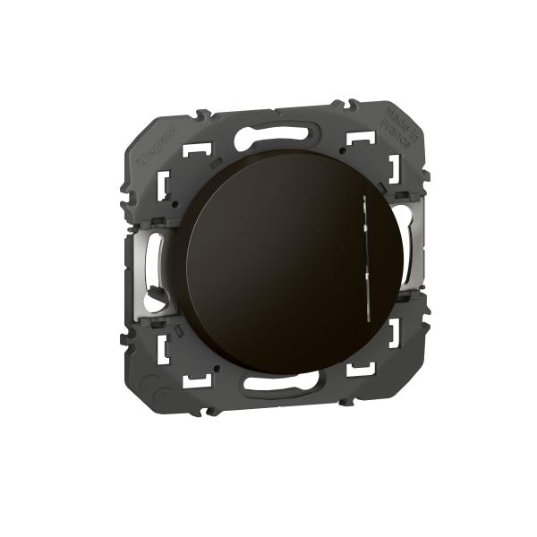 Photo Interrupteur ou va-et-vient avec voyant tmoin dooxie 10AX noir - sachet | Ref : 095263
