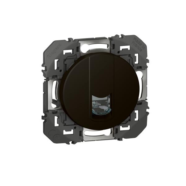 Photo Prise blinde RJ45 catgorie 6 STP dooxie finition noir - sachet | Ref : 095285