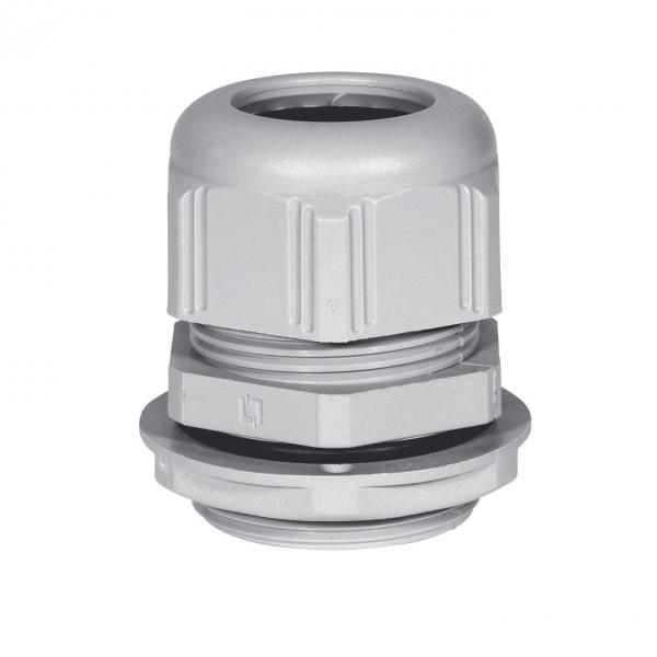 Photo Presse - toupe plastique IP68 PG29 RAL7001 | Ref : 098026
