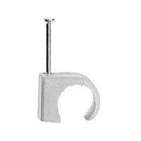Photo Cavaliers Multifix x 100 - souples - pour cble 10mm  14 mm - gris | Ref : 098317