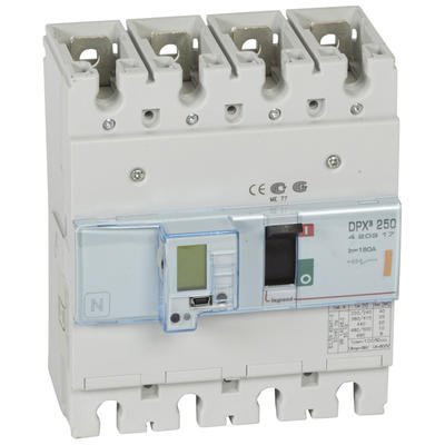 Photo Disjoncteur électronique DPX³250 pouvoir de coupure 25kA 400V~ - 4P - 160A | Ref : 420317