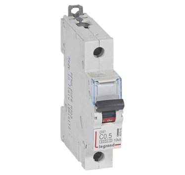 Photo Disjoncteur DX³6000 10kA arrivée haute et départ bas à vis 1P 230V~ à 400V~ - 20A - courbe C - 1 module | Ref : 407655